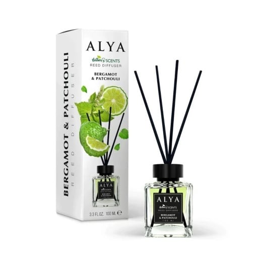 Odorizant camera Alya Bergamot & Patchouli – reed diffuser 100 ml.